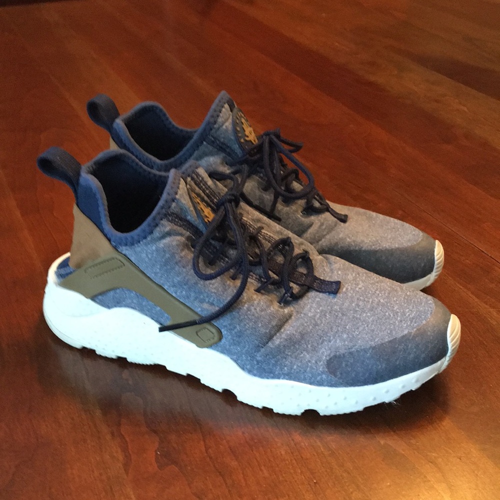 Womens Nike Air Huarache Run Ultra Shoe Navy